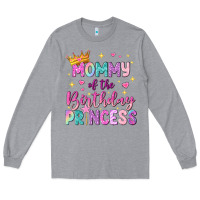 Heather Grey mommy of the birthday princess Long Sleeve Tee - NancyCooperArtShop
