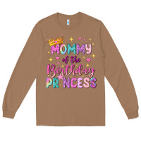 Toasted Coconut mommy of the birthday princess Long Sleeve Tee - NancyCooperArtShop