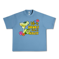 Pebble Blue life is short make it salty Urban Heavy Tee - Jasminsmagicworld