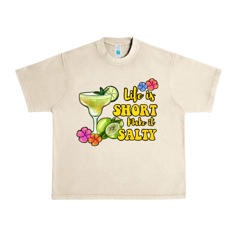 Life Is Short Make It Salty Urban Heavy Tee by Jasminsmagicworld | Teevron