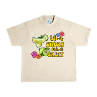Sandshell life is short make it salty Urban Heavy Tee - Jasminsmagicworld