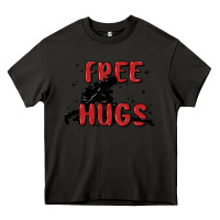 Asphalt free hugs Heavy Core Tee - MaliasSmallBusiness