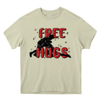 Mossy free hugs Heavy Core Tee - MaliasSmallBusiness