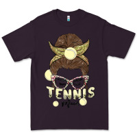 Plum tennis mom Premium Tee - MaliasSmallBusiness
