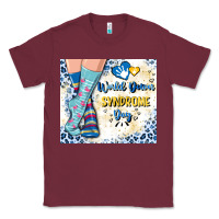 Burgundy world down syndrome day Classic Tee - Artiststas