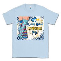 Dusty Blue world down syndrome day Classic Tee - Artiststas