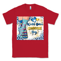 Red world down syndrome day Classic Tee - Artiststas