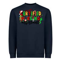 Navy certified nursing assistant Heavyweight Sweatshirt - CowGirlArtShop