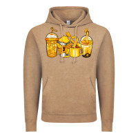 Vintage Coffee childhood cancer coffee Vintage Hoodie - Jasminsmagicworld