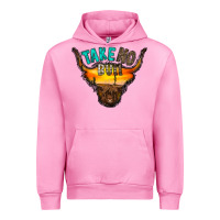 Fuchsia Pink take no bull Urban Hoodie - RacoonDesign