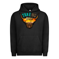 Pigment Black take no bull Urban Hoodie - RacoonDesign