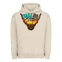 Pigment French Oak take no bull Urban Hoodie - RacoonDesign
