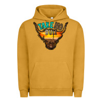 Pigment Peanut Butter take no bull Urban Hoodie - RacoonDesign