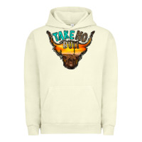 Pigment Pistachio take no bull Urban Hoodie - RacoonDesign