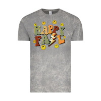 Cloud Rock happy fall smiley face Vintage Tee - BarkalooDesign