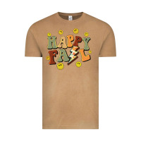 Vintage Camel happy fall smiley face Vintage Tee - BarkalooDesign