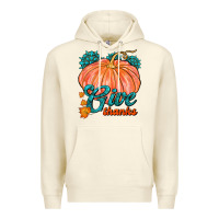 Sandshell Give Thanks Premium Hoodie - FaDigitalArtStudio