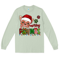 Merry Pawmas Christmas Chihuahua Long Sleeve Tee | Teevron