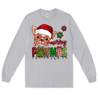 Moon Dust merry pawmas christmas chihuahua Long Sleeve Tee - Jasminsmagicworld