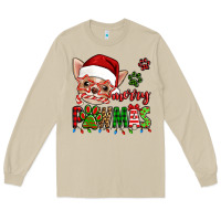 Mushroom merry pawmas christmas chihuahua Long Sleeve Tee - Jasminsmagicworld
