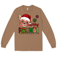Toasted Coconut merry pawmas christmas chihuahua Long Sleeve Tee - Jasminsmagicworld