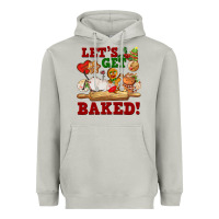 Moon Dust let's get baked Heavyweight Hoodie - FaDigitalArtStudio