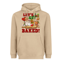 Mushroom let's get baked Heavyweight Hoodie - FaDigitalArtStudio