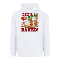 White let's get baked Heavyweight Hoodie - FaDigitalArtStudio