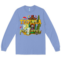 Colony Blue Tequila Por Favor Long Sleeve Tee - texasbilliewilder