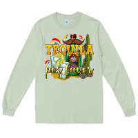 Matcha Tequila Por Favor Long Sleeve Tee - texasbilliewilder