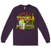 Plum Tequila Por Favor Long Sleeve Tee - texasbilliewilder