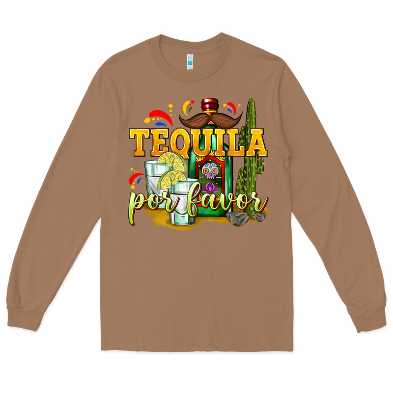 Tequila Por Favor Long Sleeve Tee by texasbilliewilder | Teevron
