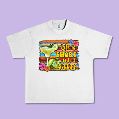 Life Is Short Make It Salty Urban Heavy Tee Designed By Jasminsmagicworld