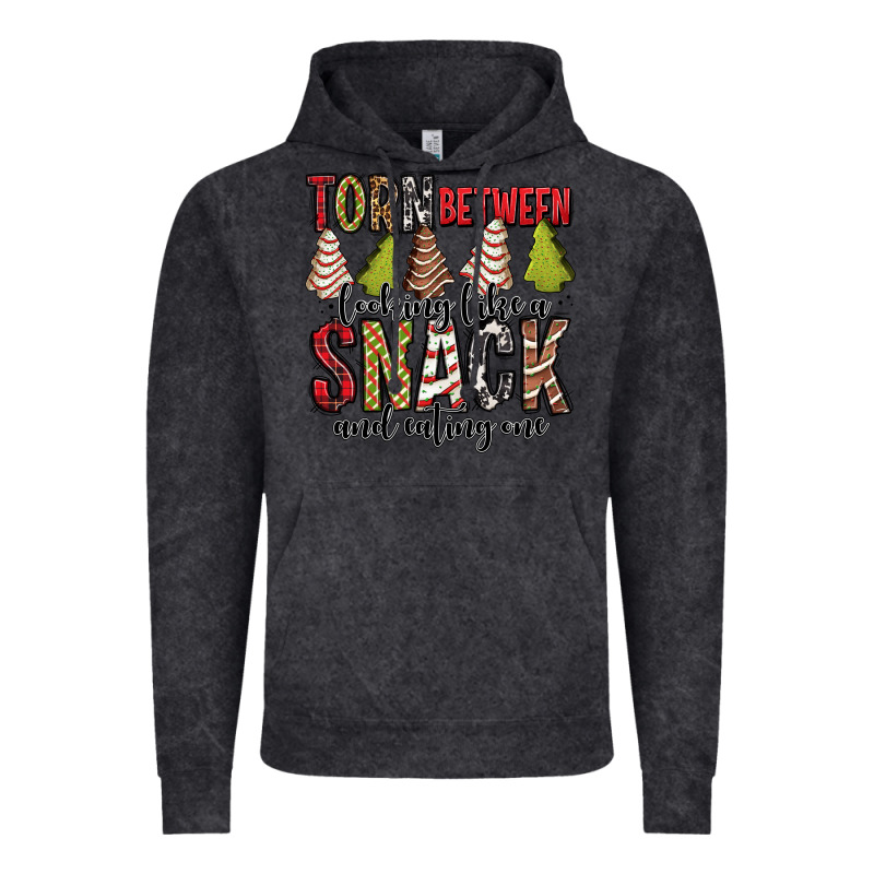 Torn Between Looking Like A Snack And Eating One Christmas Cake Vintage Hoodie by Jasminsmagicworld | Teevron
