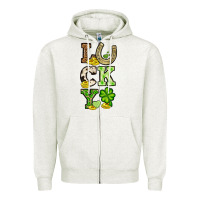 St. Patrick's Western Lucky Zipper Hoodie | Teevron