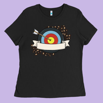 Custom Name Archery Ladies Tee Designed By Maliassmallbusiness