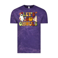 Cloud Purple halloween lets go ghouls Vintage Tee - BarkalooDesign