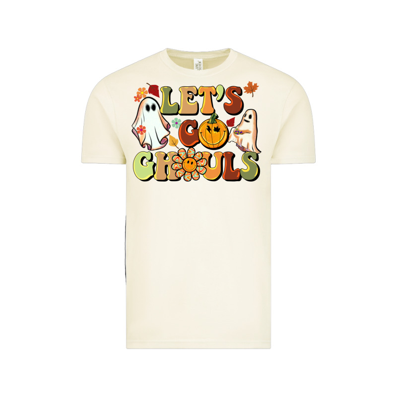 Halloween Lets Go Ghouls Vintage Tee by BarkalooDesign | Teevron