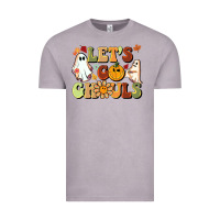 Vintage Zinc halloween lets go ghouls Vintage Tee - BarkalooDesign