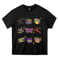 Black god says i am mardi gras Heavy Core Tee - MaliasSmallBusiness