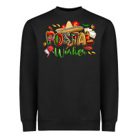 Black cinco de mayo postal worker Heavyweight Sweatshirt - CowGirlArtShop