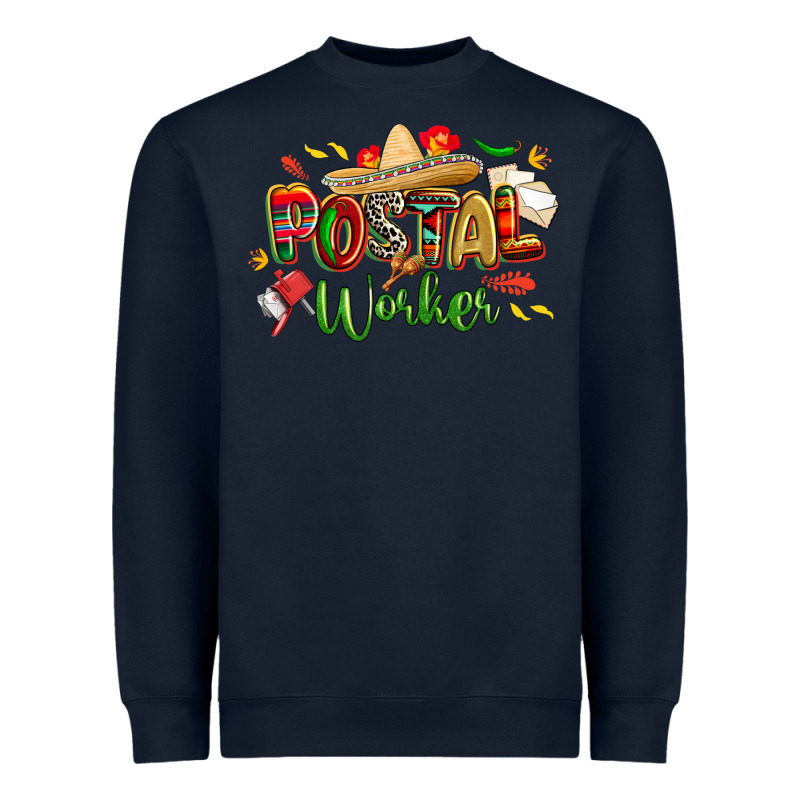 Cinco De Mayo Postal Worker Heavyweight Sweatshirt by CowGirlArtShop | Teevron