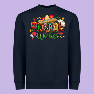 Cinco De Mayo Postal Worker Heavyweight Sweatshirt Designed By Cowgirlartshop