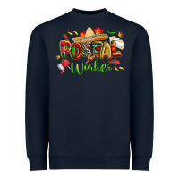 Navy cinco de mayo postal worker Heavyweight Sweatshirt - CowGirlArtShop