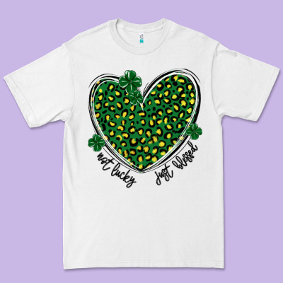 Not Lucky Just Blessed Premium Tee Designed By Maliassmallbusiness