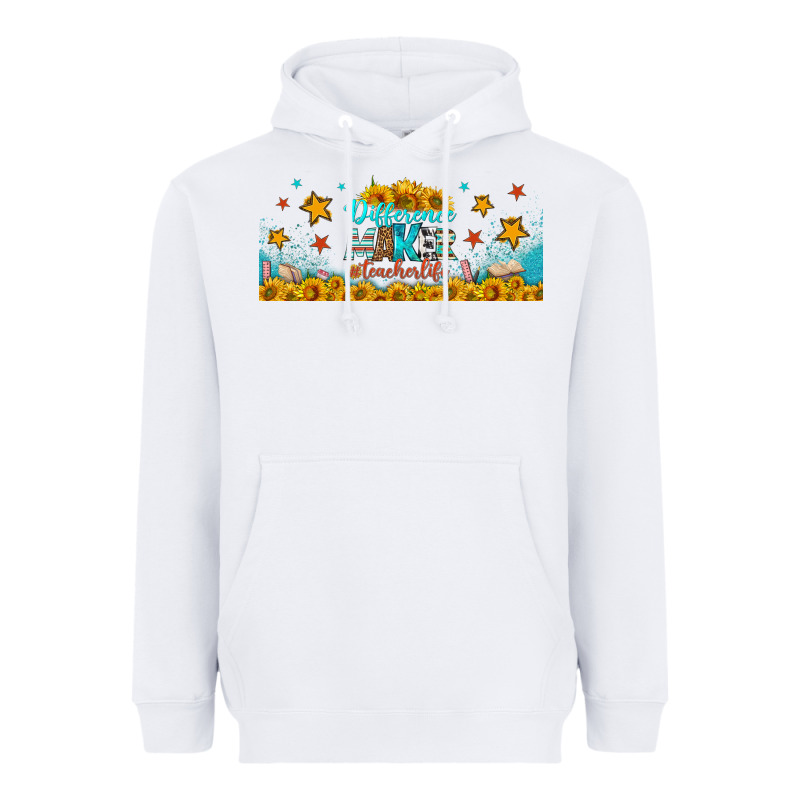 Difference Maker Teacher Life Libbey Glass Heavyweight Hoodie by BundleAndBundleShop | Teevron