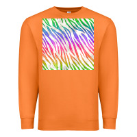 Carrot watercolor rainbow zebra seamless pattern Premium Sweatshirt - BundleAndBundleShop