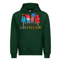 Foreset Green tasted like freedom Urban Hoodie - RacoonDesign