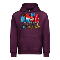 Mauve Wine tasted like freedom Urban Hoodie - RacoonDesign