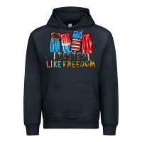 Navy tasted like freedom Urban Hoodie - RacoonDesign